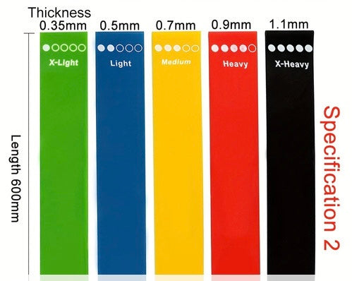 5 pack resistance bands